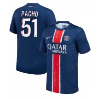 Paris Saint-Germain Willian Pacho #51 Hjemmebanetrøje 2024-25 Kortærmet